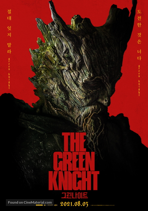 The Green Knight - South Korean Movie Poster