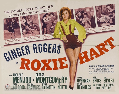 Roxie Hart - British Theatrical movie poster