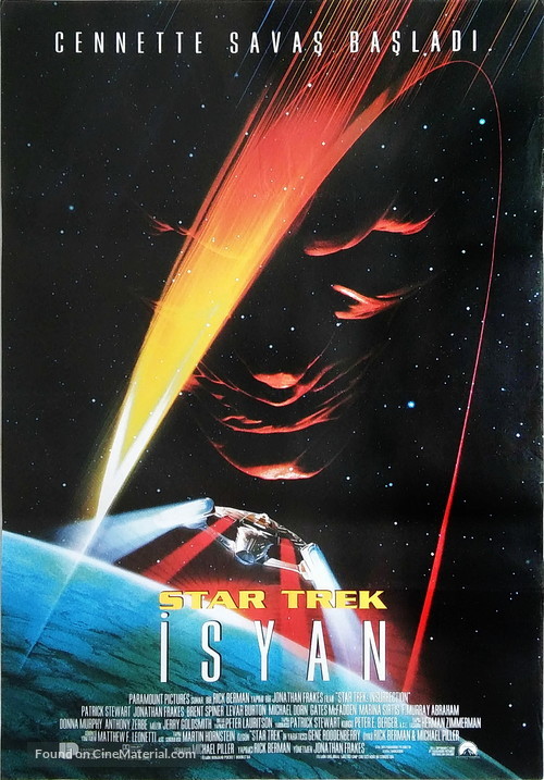 Star Trek: Insurrection - Turkish Movie Poster