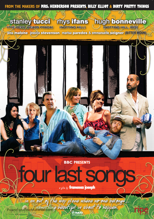 Four Last Songs - New Zealand Movie Poster