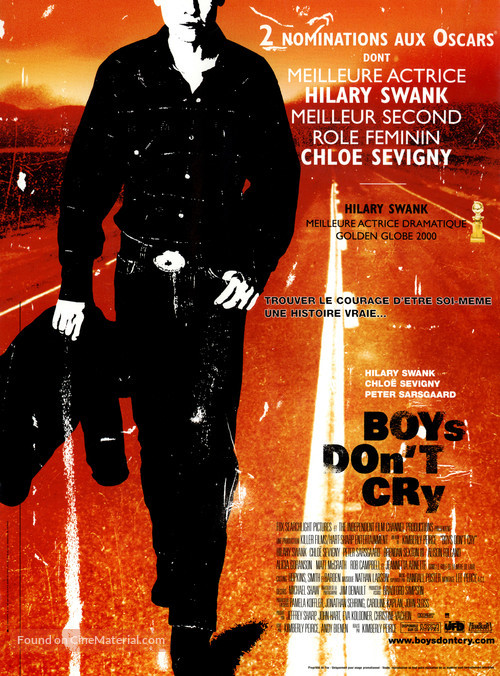 Boys Don&#039;t Cry - French Movie Poster