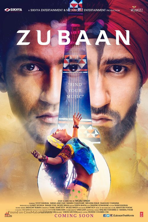 Zubaan - Indian Movie Poster