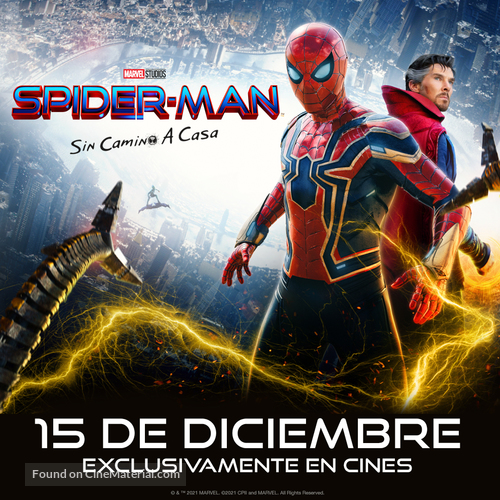 Spider-Man: No Way Home - Mexican Movie Poster