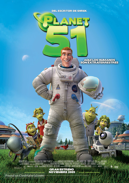 Planet 51 - Mexican Movie Poster
