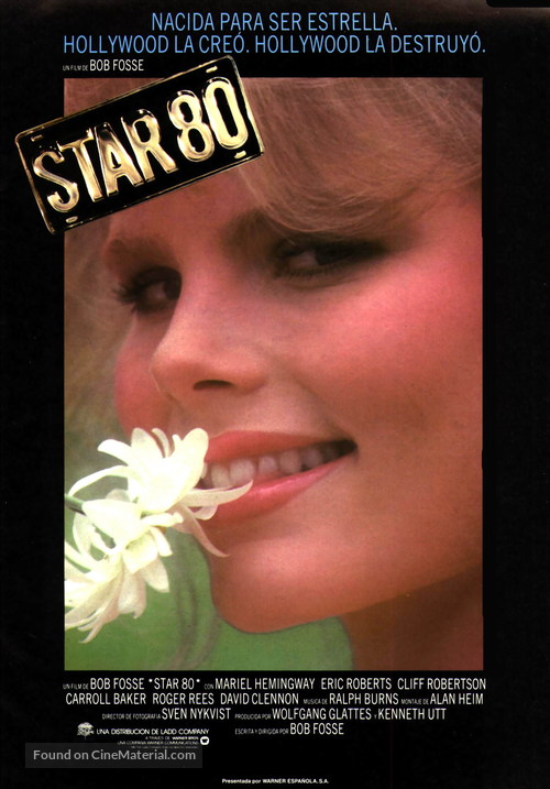 Star 80 - Spanish Movie Poster