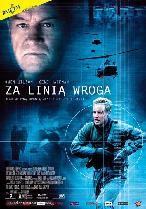 Behind Enemy Lines - Polish Movie Poster