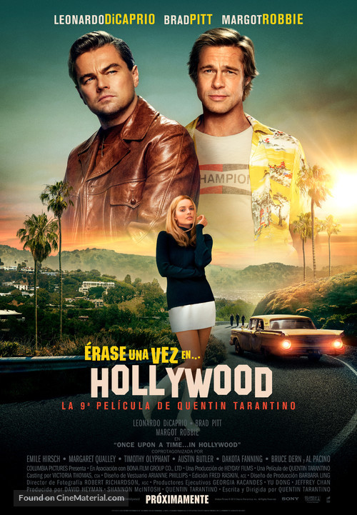 Once Upon a Time in Hollywood - Spanish Movie Poster