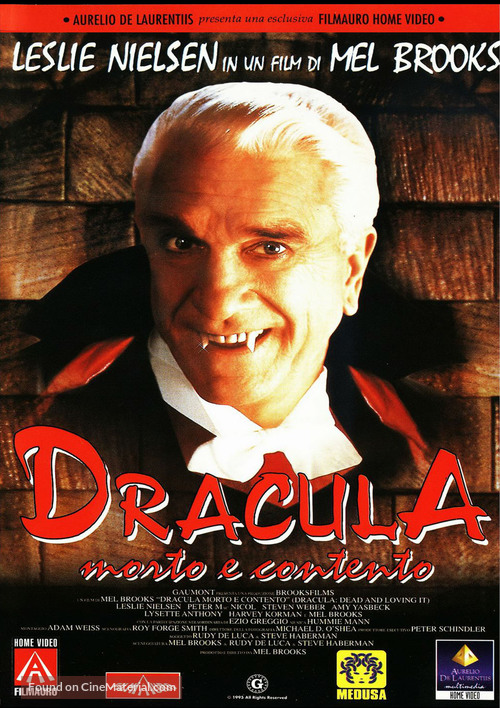 Dracula: Dead and Loving It - Italian DVD movie cover