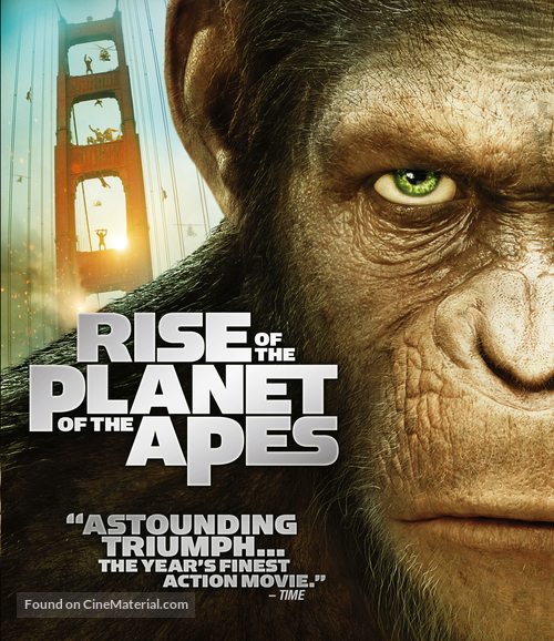 Rise of the Planet of the Apes - Blu-Ray movie cover