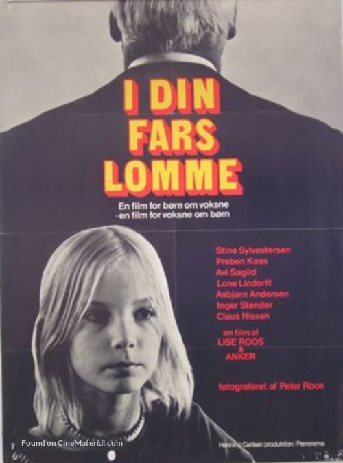 I din fars lomme - Danish Movie Poster