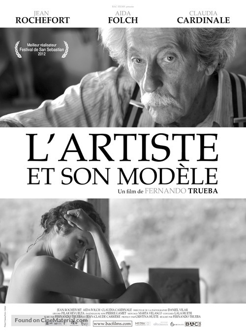 El artista y la modelo - French Movie Poster