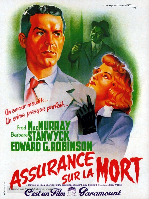 Double Indemnity - French Movie Poster