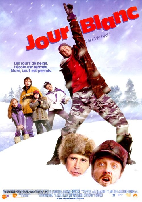 Snow Day - French Movie Poster