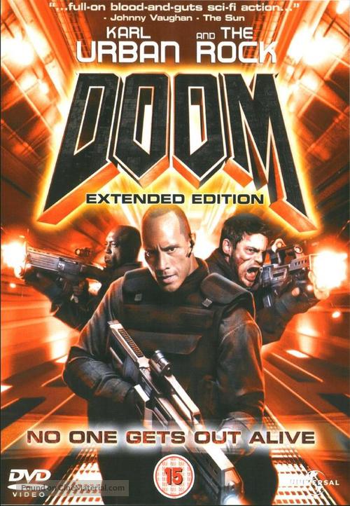 Doom - British DVD movie cover