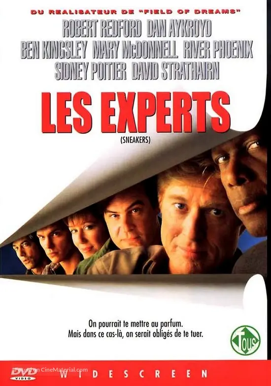 Sneakers - Belgian DVD movie cover