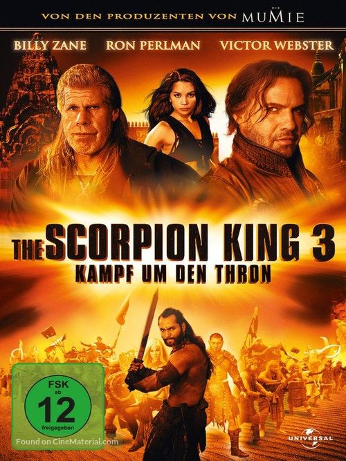 The Scorpion King 3: Battle for Redemption - German DVD movie cover