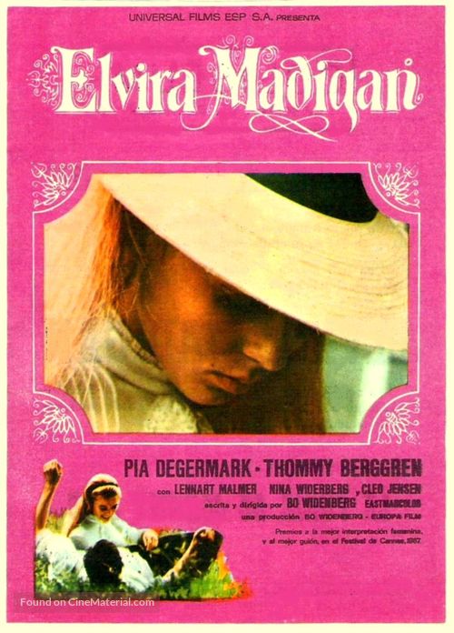 Elvira Madigan - Spanish Movie Poster