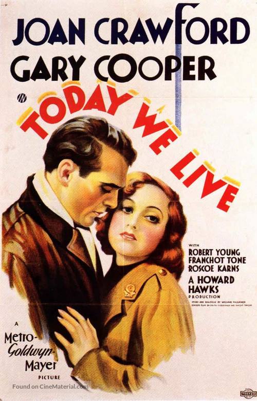 Today We Live - Movie Poster