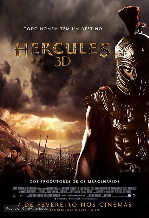 The Legend of Hercules - Brazilian Movie Poster