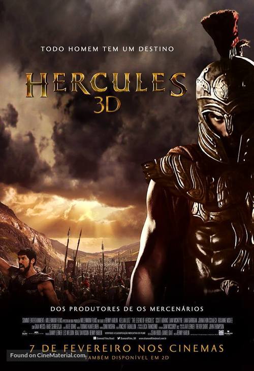 The Legend of Hercules - Brazilian Movie Poster