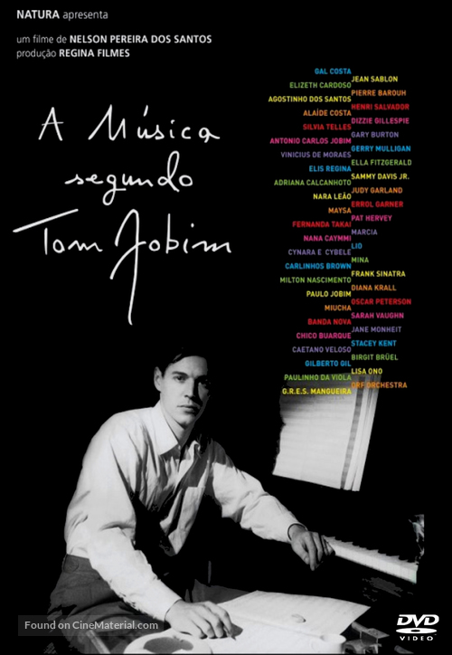 A M&uacute;sica Segundo Tom Jobim - Brazilian DVD movie cover