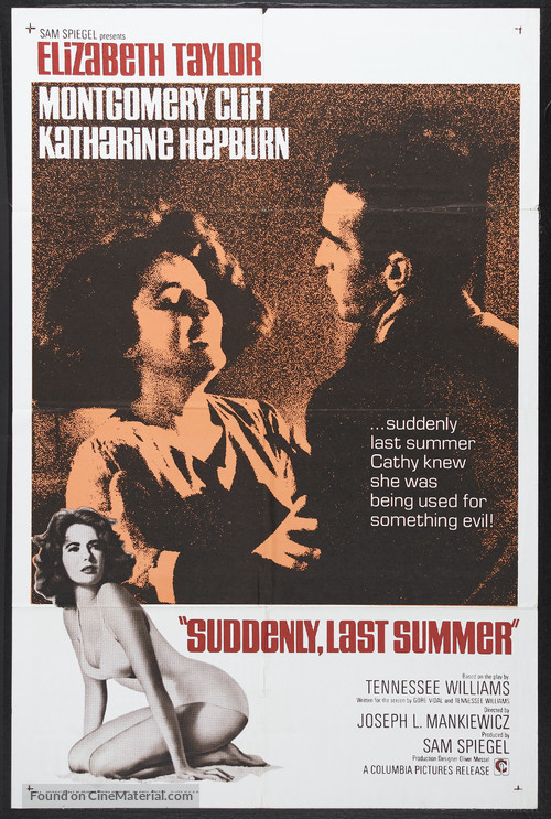 Suddenly, Last Summer - Movie Poster