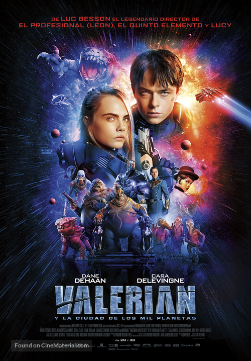 Valerian and the City of a Thousand Planets - Spanish Movie Poster