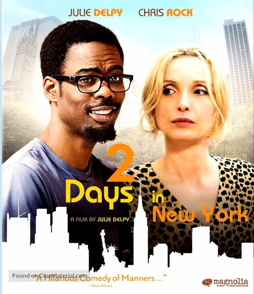 2 Days in New York - Blu-Ray movie cover