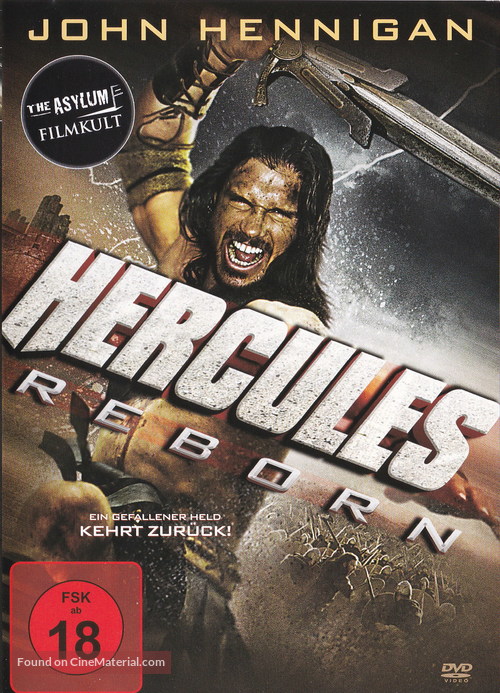 Hercules Reborn - German DVD movie cover