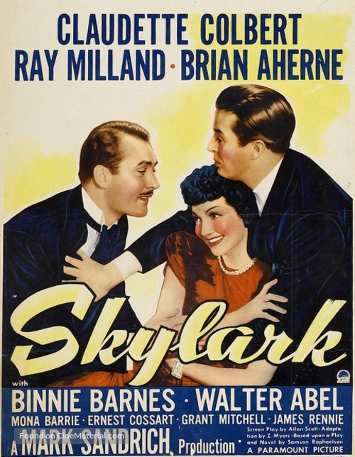 Skylark - British Movie Poster