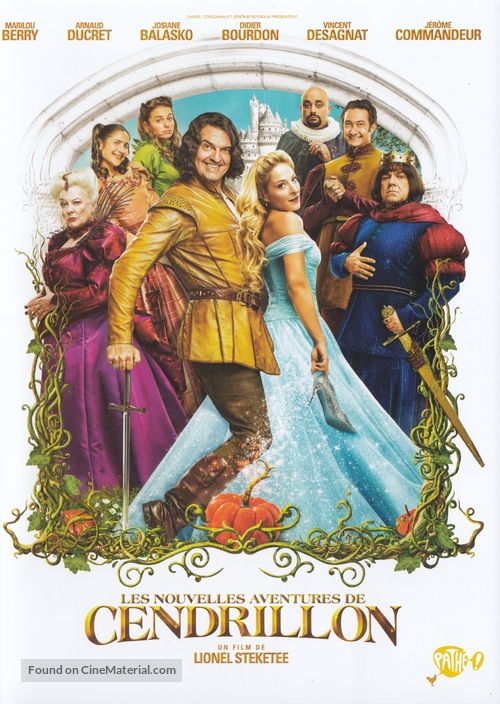 Les nouvelles aventures de Cendrillon - French DVD movie cover