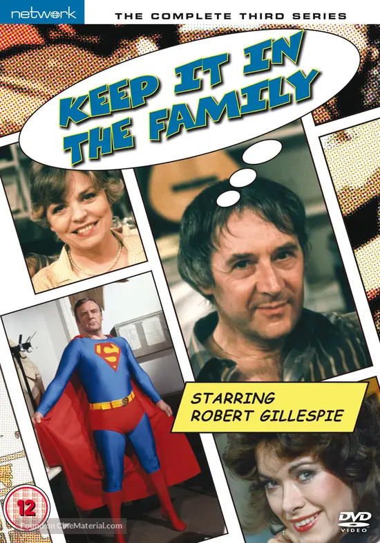 &quot;Keep It in the Family| - British DVD movie cover