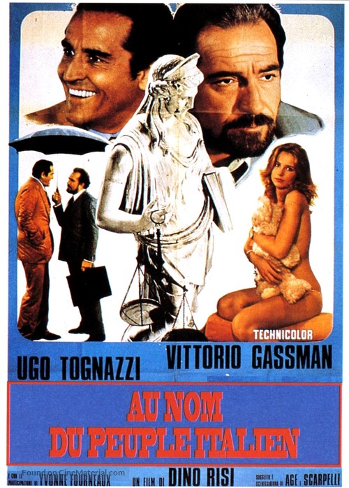 In nome del popolo italiano - French Movie Poster
