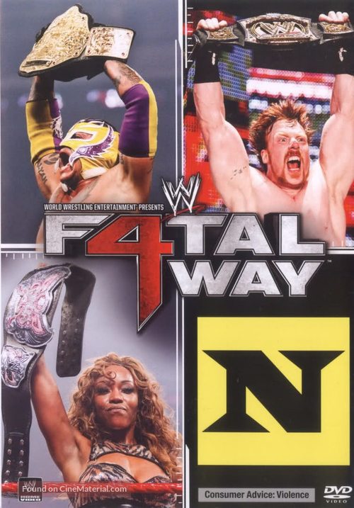 WWE Fatal 4-Way - DVD movie cover