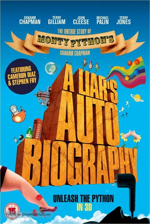A Liar&#039;s Autobiography - The Untrue Story of Monty Python&#039;s Graham Chapman - British DVD movie cover