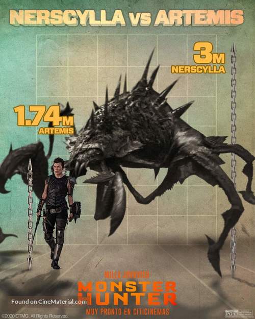 Monster Hunter - Mexican Movie Poster