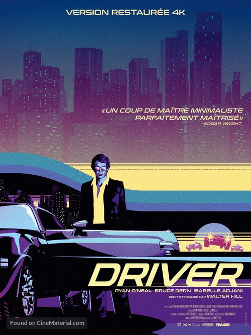 The Driver - French Re-release movie poster