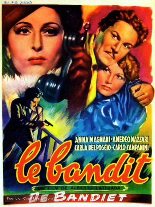Il bandito - Belgian Movie Poster