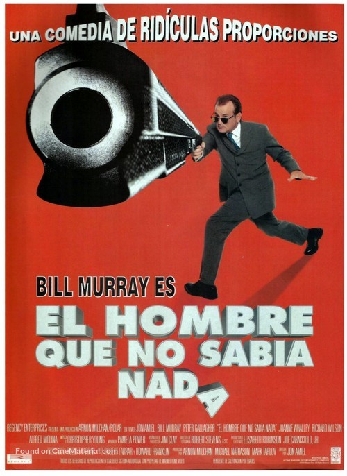 The Man Who Knew Too Little - Spanish Movie Poster