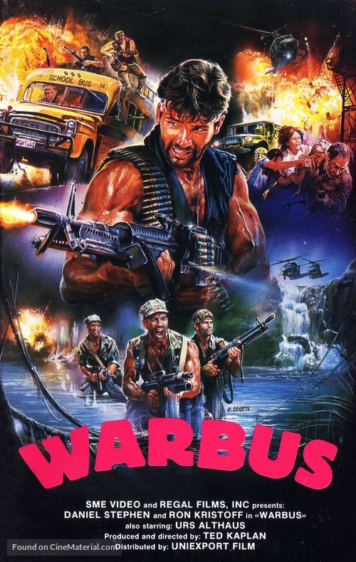 Warbus - Norwegian VHS movie cover