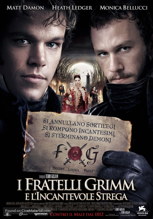 The Brothers Grimm - Italian Movie Poster