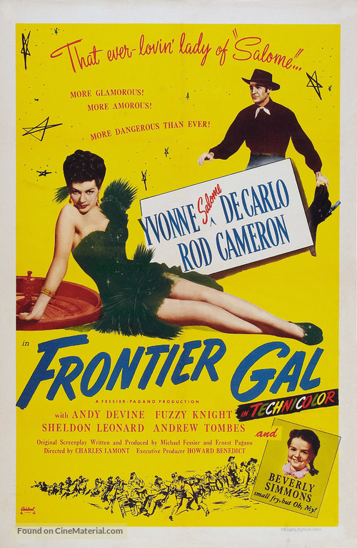 Frontier Gal - Re-release movie poster