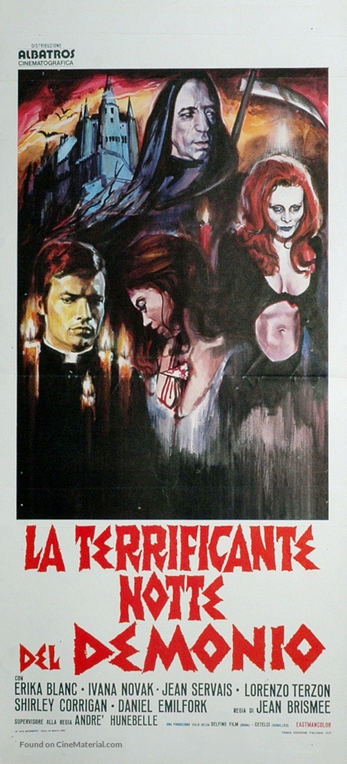 La plus longue nuit du diable - Italian Movie Poster