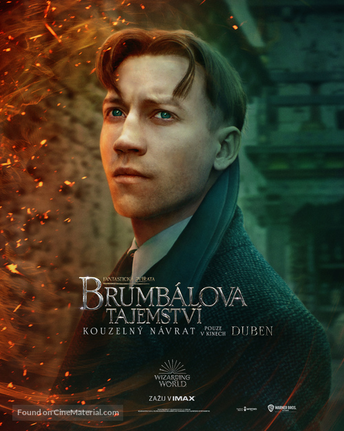 Fantastic Beasts: The Secrets of Dumbledore - Czech Movie Poster