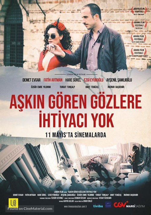 Askin G&ouml;ren G&ouml;zlere Ihtiyaci yok - Turkish Movie Poster