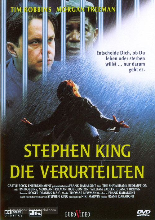 The Shawshank Redemption - German DVD movie cover