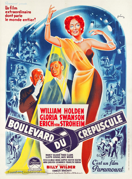 Sunset Blvd. - French Movie Poster