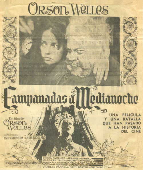 Chimes at Midnight - Spanish poster