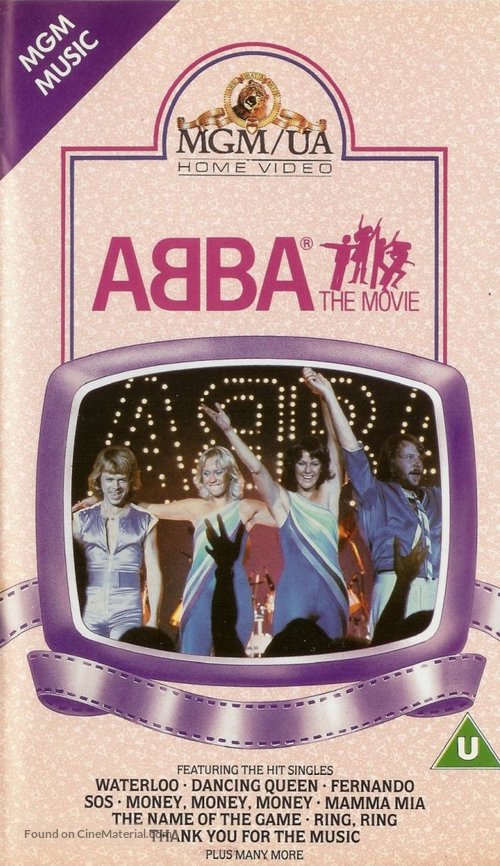 ABBA: The Movie - British Movie Cover