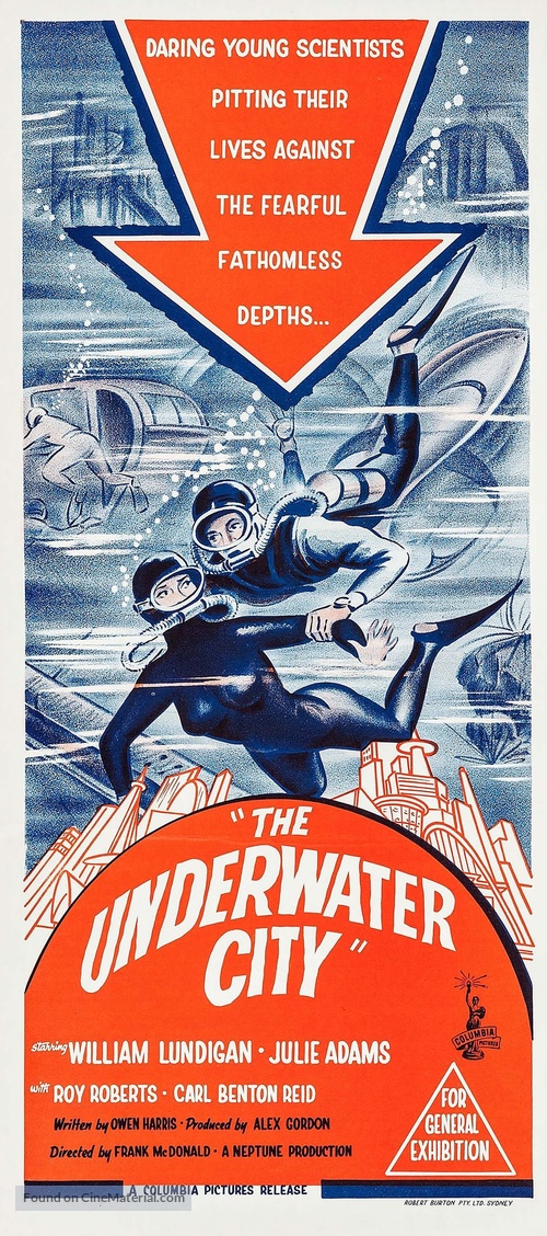 The Underwater City - Australian Movie Poster